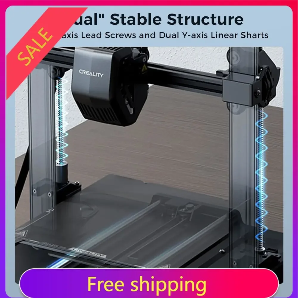 Creality Ender 3 V3 SE 3D Printer, 250mm/s Printing Speed DIY 3D Printers with CR Touch Auto Leveling, Sprite Direct Extruder Au