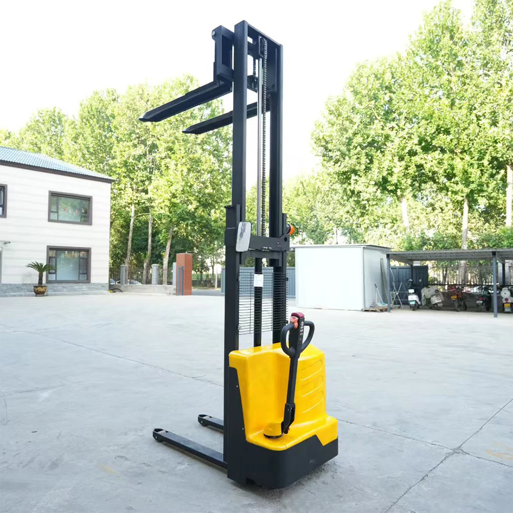 1.5ton 2Ton 2m 3m 4m Electric Stacker Full Electric Forklift Walkie Semi Electric Pallet Stacker