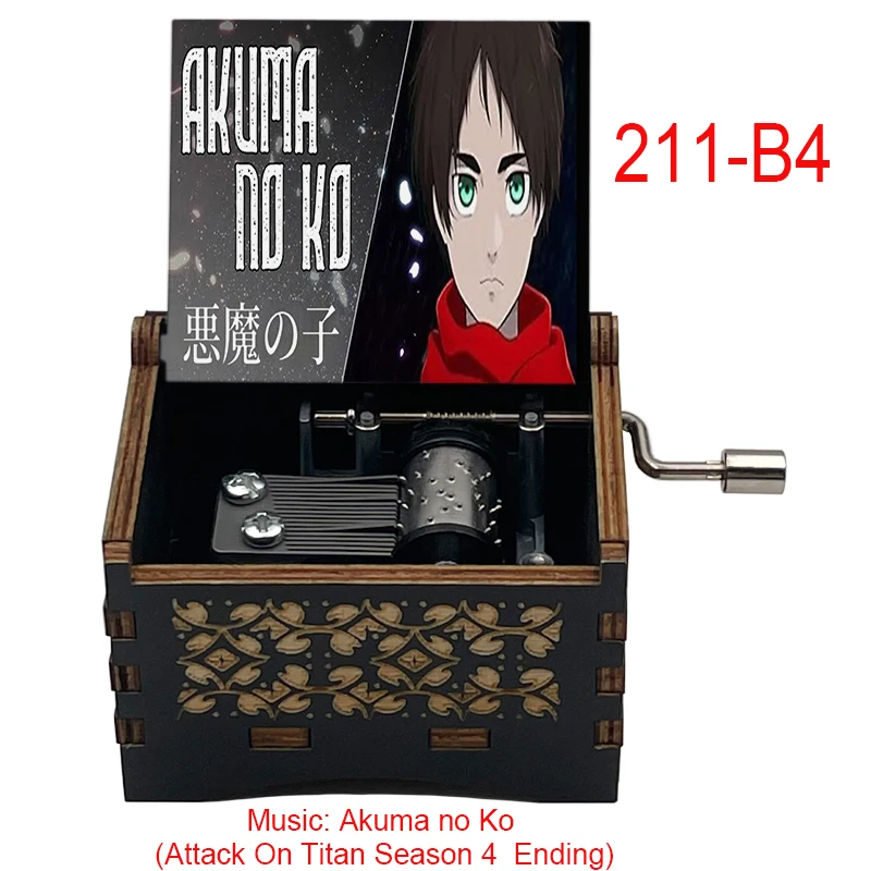 Anime Final Season Ending Song《‌Akuma no Ko‌》Adapted 18-tone Music Box Home Decoration Ornaments Party Gift