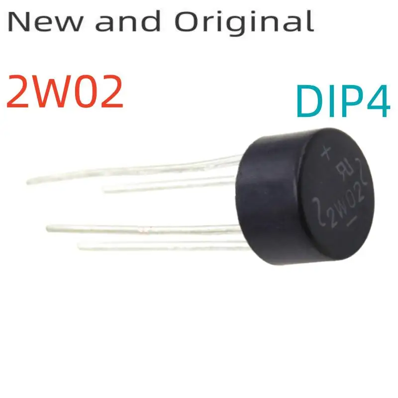 

2W02 DIP4 SINGLE PHASE 2A SILICON BRIDGE RECTIFIERS