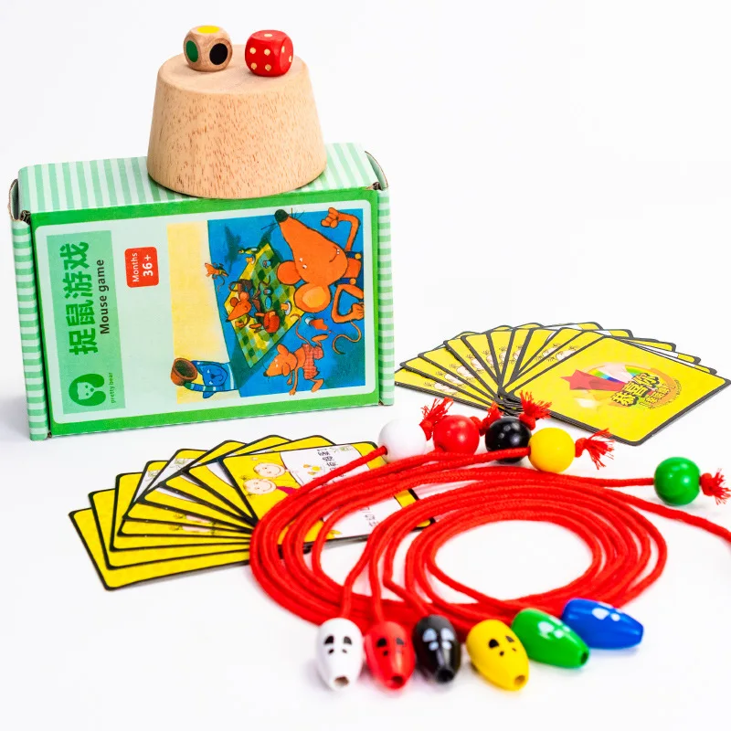 

Cat and Mouse with The Same Early Education Concentration Training Insect Catching Parent-child Interactive Board Game