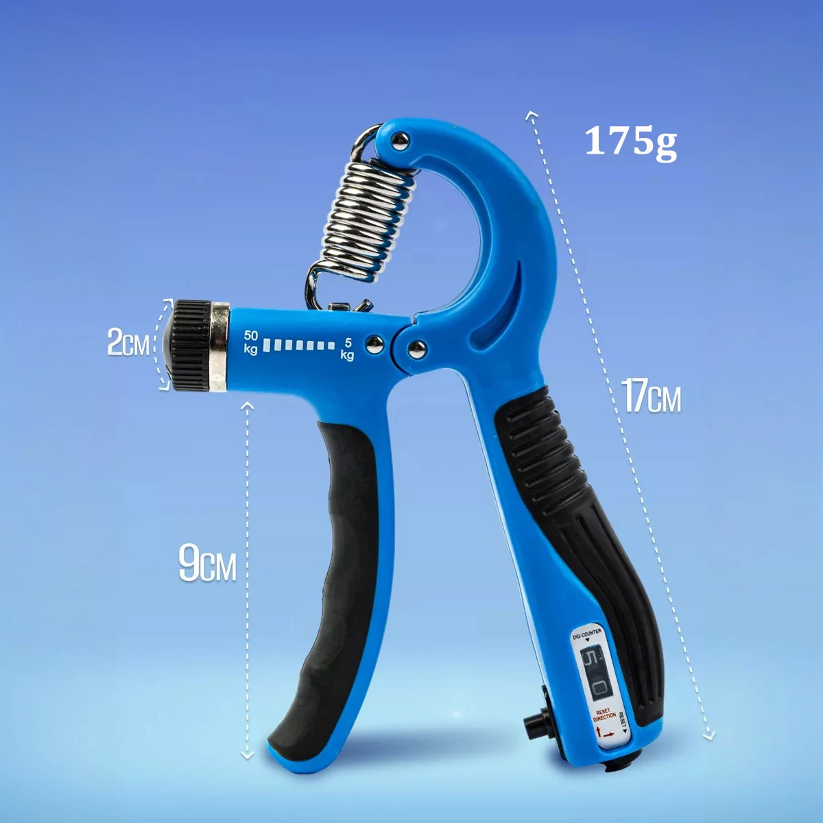 5-60 كجم قابل للتعديل قبضة اليد المدرب قبضة اليد المقوي مع عداد المعصم الساعد وتمارين اليد لبناء العضلات