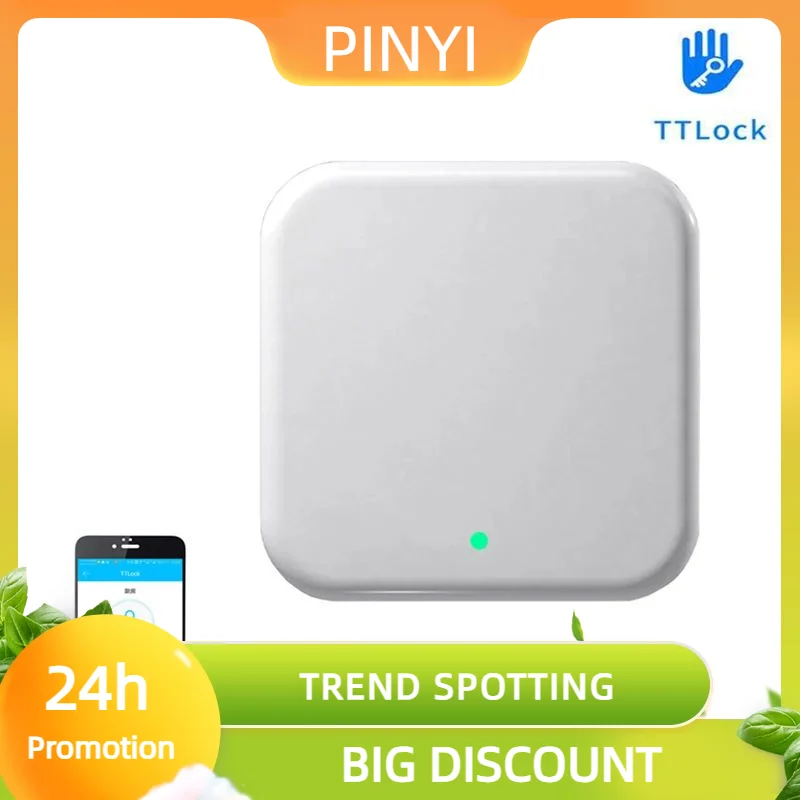 Promotion TTLock APP Device Lock Gateway G2 Bluetooth-compatible To WiFi Converter For Remote Control  Lock