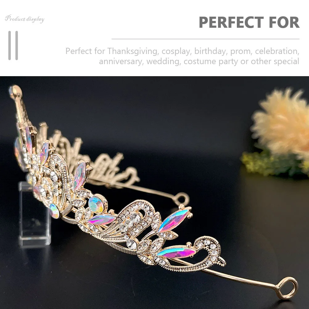 

Изысканный свадебный головной убор, уникальный дизайн, декор для головы для свадебного костюма, фестиваль, реквизит для фотосессии, корона, тиара, декор в виде короны