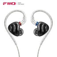 FiiO FH3 Earphones 2BA+1Dynamic Driver Hybrid Earbuds Wired in-ear HiFi Headphones Balanced Pressure Relief Technology Headset
