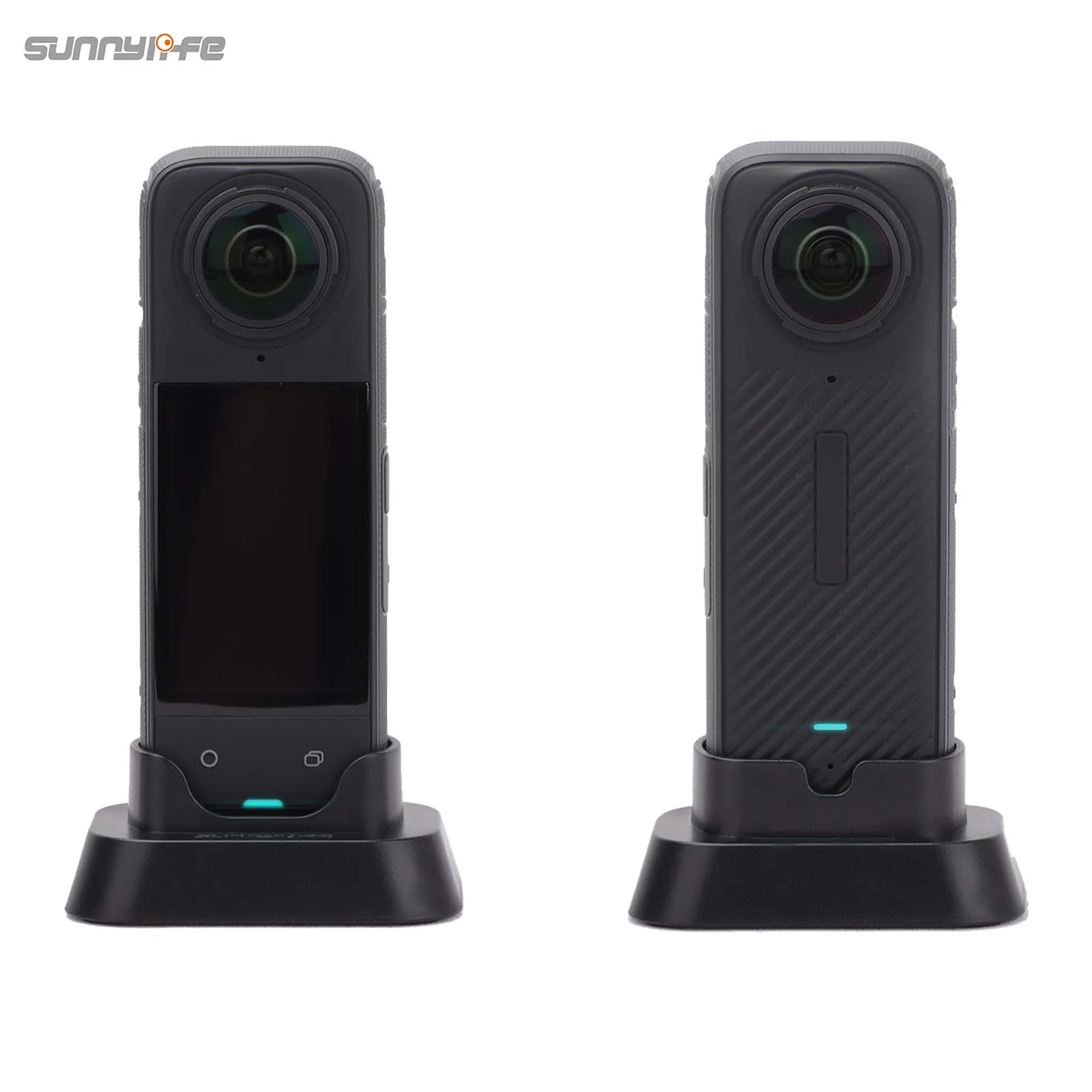 Sunnylife penyangga penstabil Desktop, pemegang pendukung olahraga aksesori kamera untuk Insta360 X4