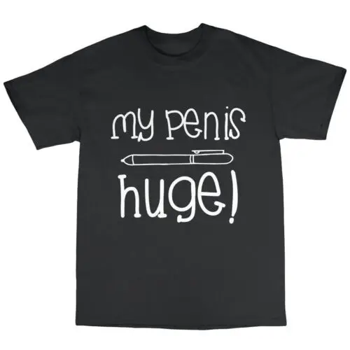 

Футболка My Pen Is 100% хлопок, забавный подарок, юмористический груб