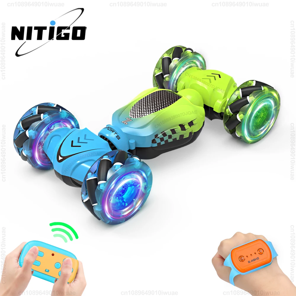 2.4G RC Drift Car 4WD Gesture Radio Remote Control Vehicle Off-road RC Stunt Twist Climbing Car Toys for Kids Boys Birthday Gift