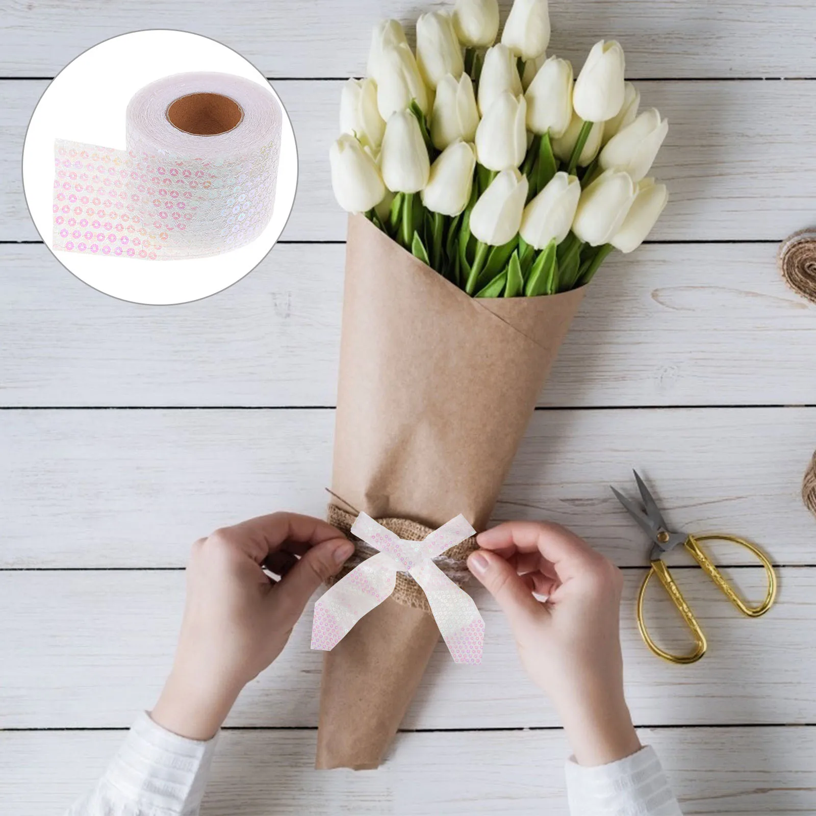 

Elastic Ribbon for DIY Clothes Wear Resistant Decorative Ribbons Gift Packaging Creative Design Home Accessories