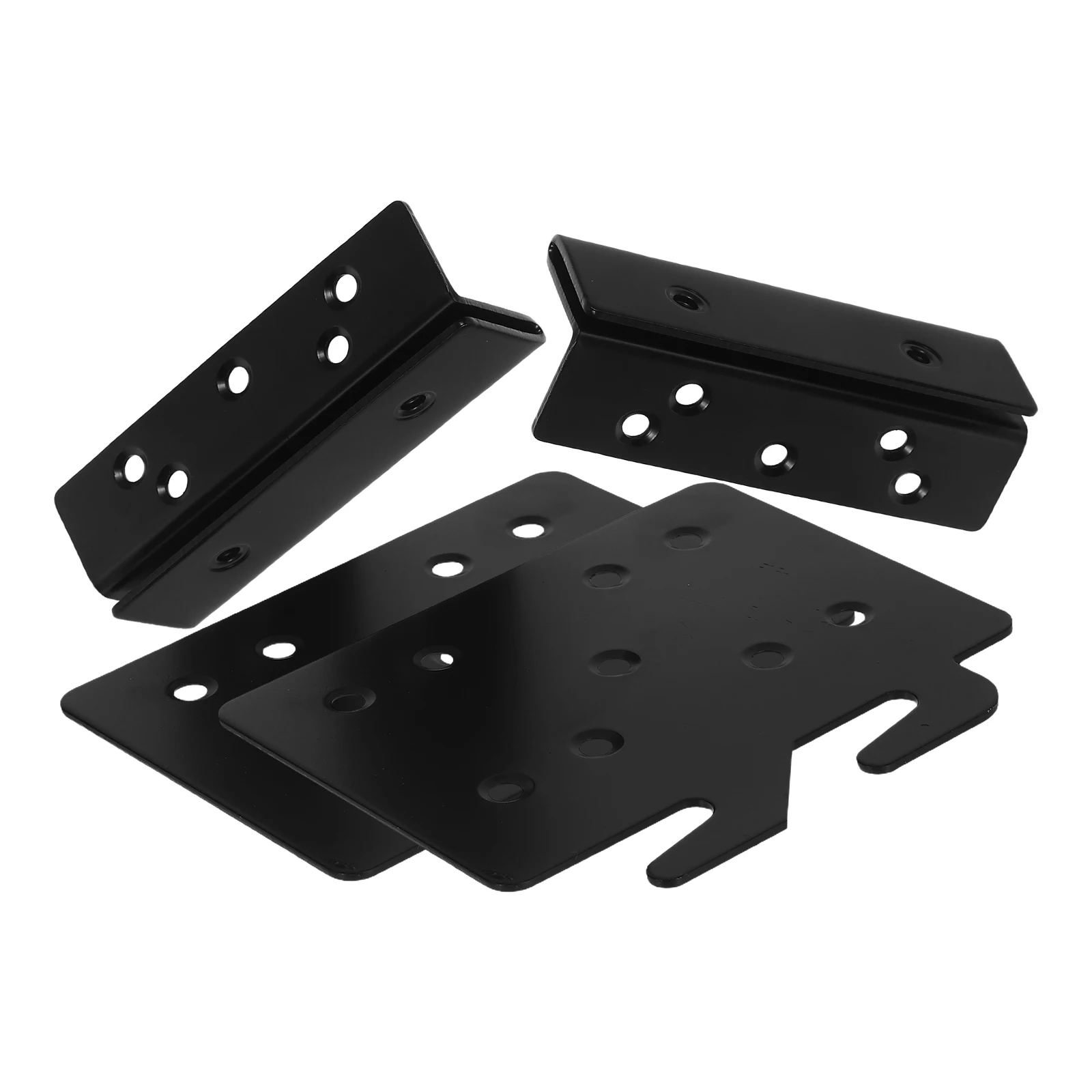 1 Juego de sujetadores de soporte de riel para marco de cama, Kit de accesorios para cabecera de cama, ganchos, accesorios, extensores, Hardware, Material de hierro fácil