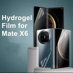 For Huawei Mate X6 X5 X3 Front Back Screen Protector Film 3 in 1 Soft Hydrogel Film Transparent For Huawei Mate X6 X5 X3