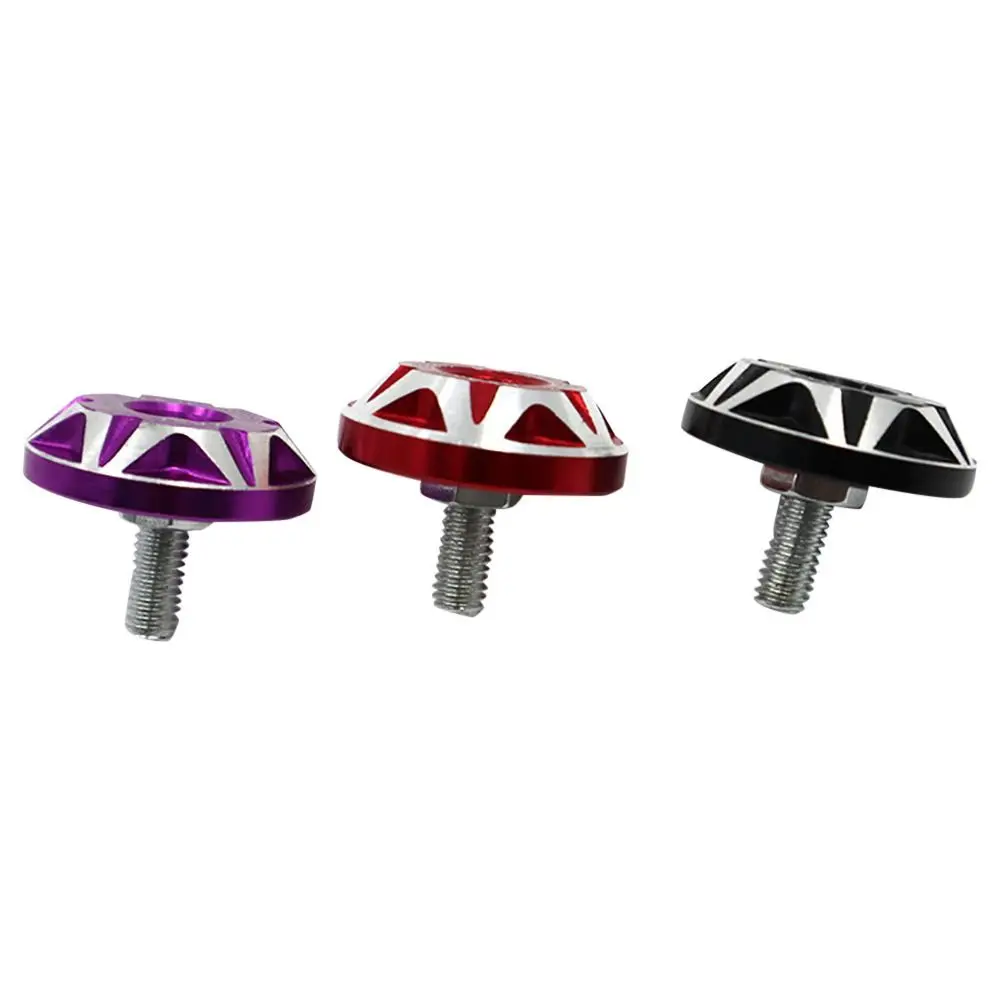 1Pcs 6mm Holes License Plate Screws CNC Cover Shell Electric Motorcycle Part Aluminum Alloy Motorcycle Screw Scooter Accessories