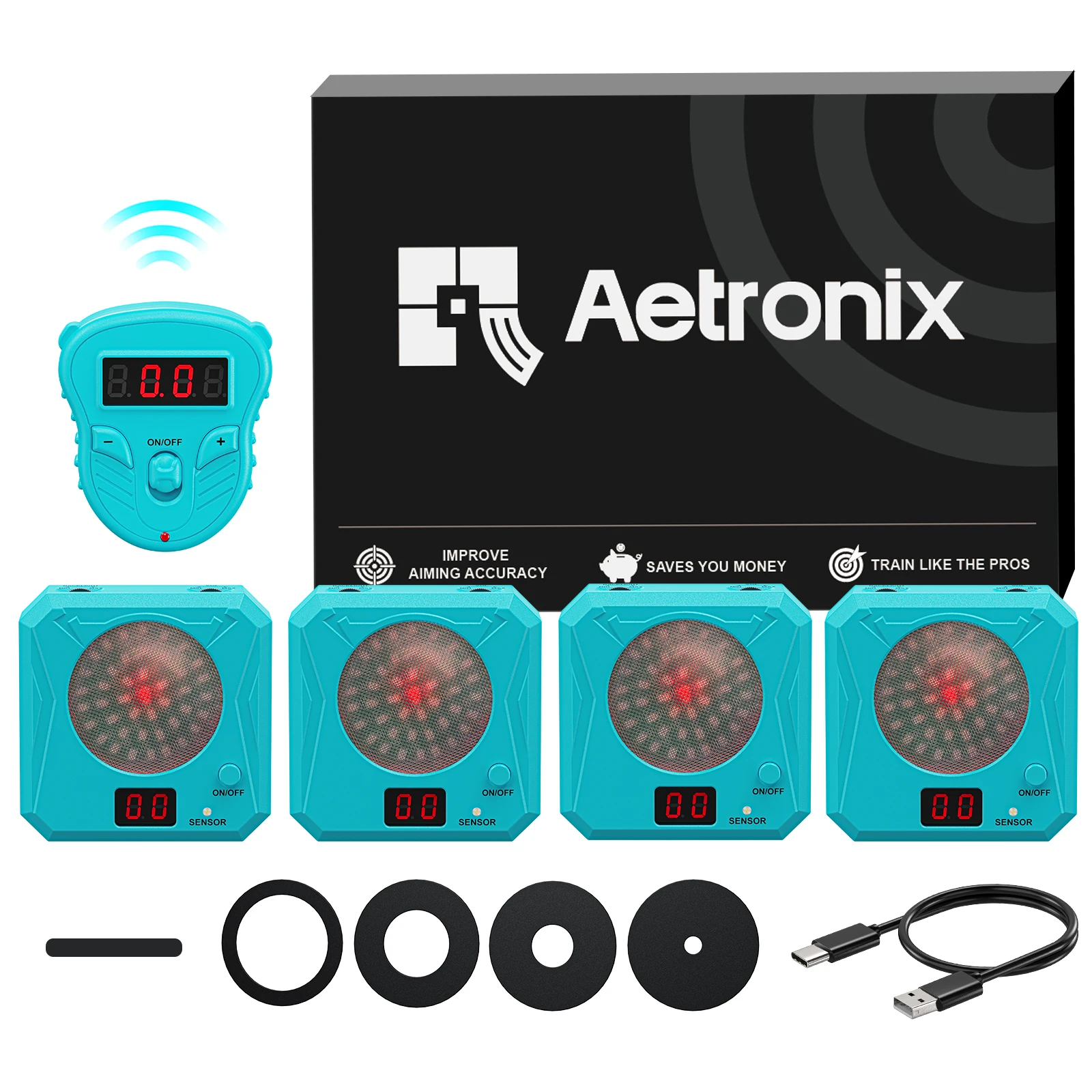 Bluetooth Smart Laser Trainer: Professional Multi-Target Practice with Instant Feedback.
