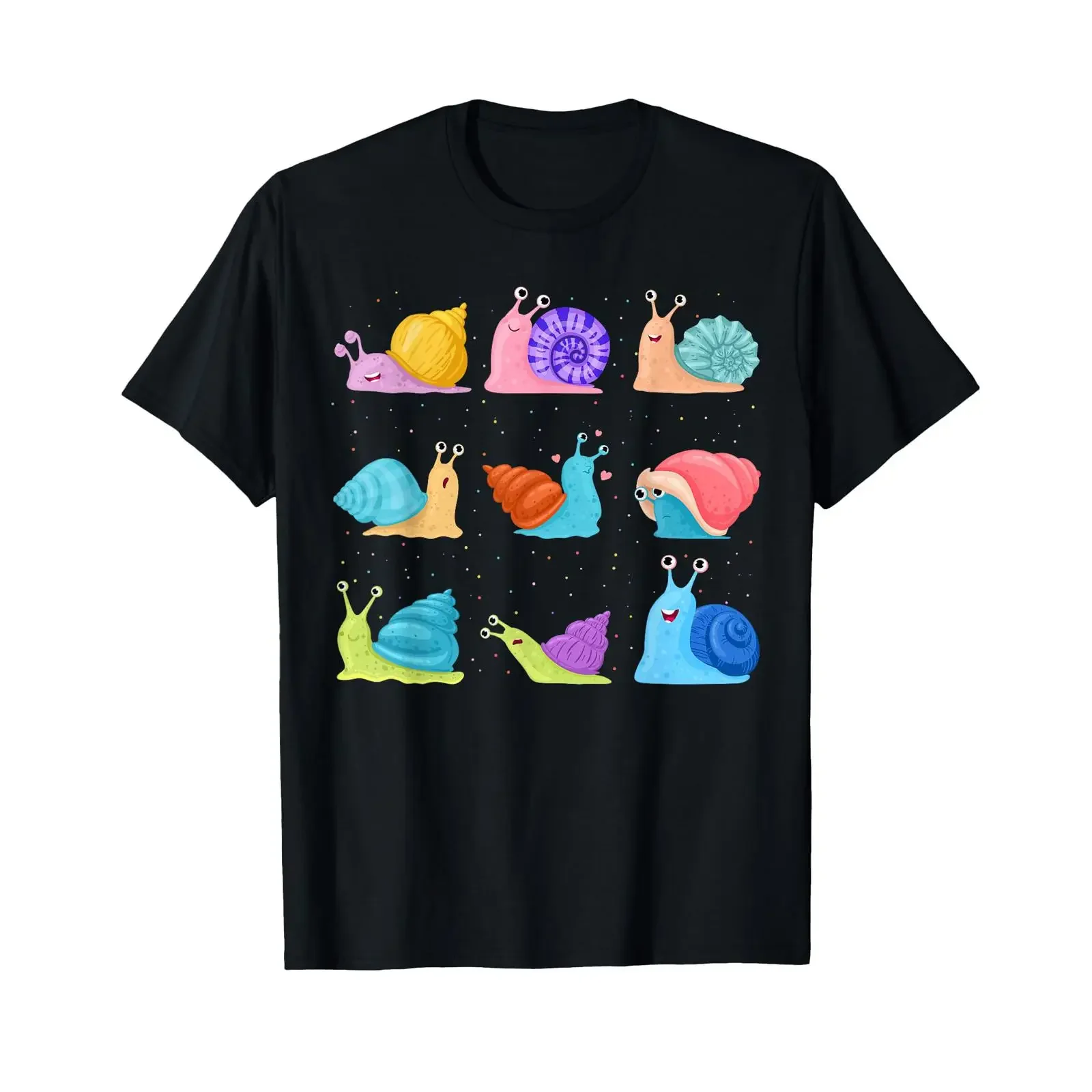 Funny Snails Garden Snail T Shirt vintage Washed streetwear designer clothes Breathable Top For Everyday Wear Stylish fashion