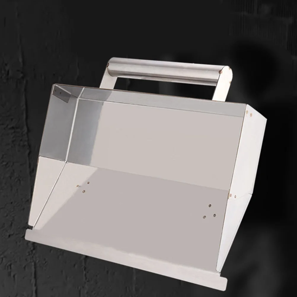 

Ergonomic Handle Plaster Scraper Stainless Steel Durable Strong Welding Mortar Hand Tool Cement File Silver Plaster Scraper