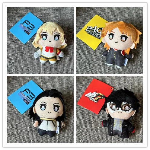 Yosuke Hanamura Aegis Mochizuki Ryōji Plush Pendant Cosplay Anime Persona 5 10CM Cartoon Plushie School Bag Ornaments