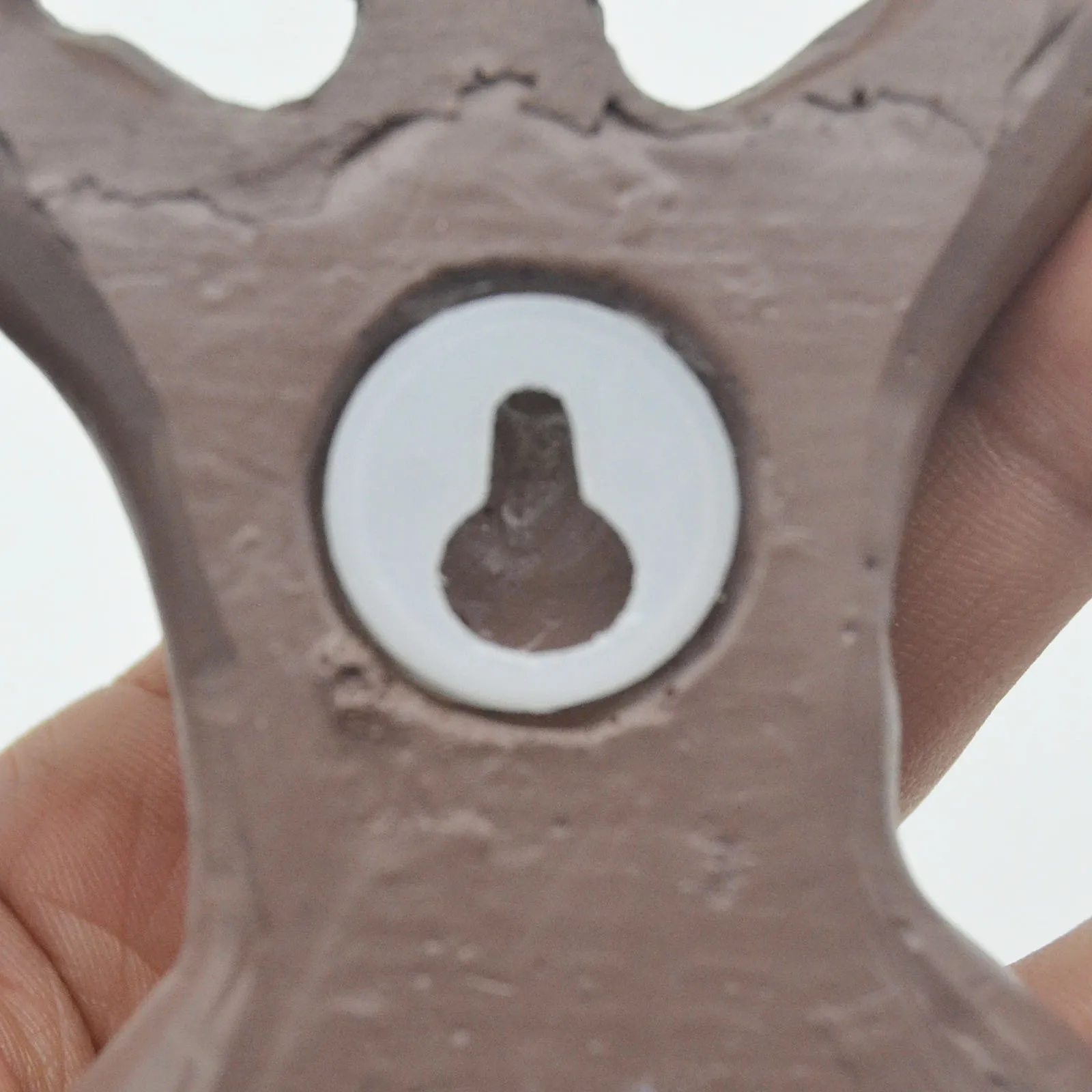 نكتة عملية جرس الباب الديكور الراتنج الذكور الشكل يطرق حديقة زينة عيد الميلاد المزحة داخلي الإبداعية الراتنج الحلي #3