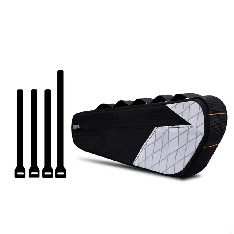 

77HC Weatherproofed Bicycles Top Tube Pouches Outdoor Commuting Bike Frame Bag