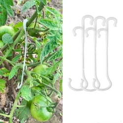 20Pcs Plastic Fruit Support Hooks, Tomatoes Vegetable J-Hook Tomato Truss Hooks for Supporting Plants and Vegetables Accessories