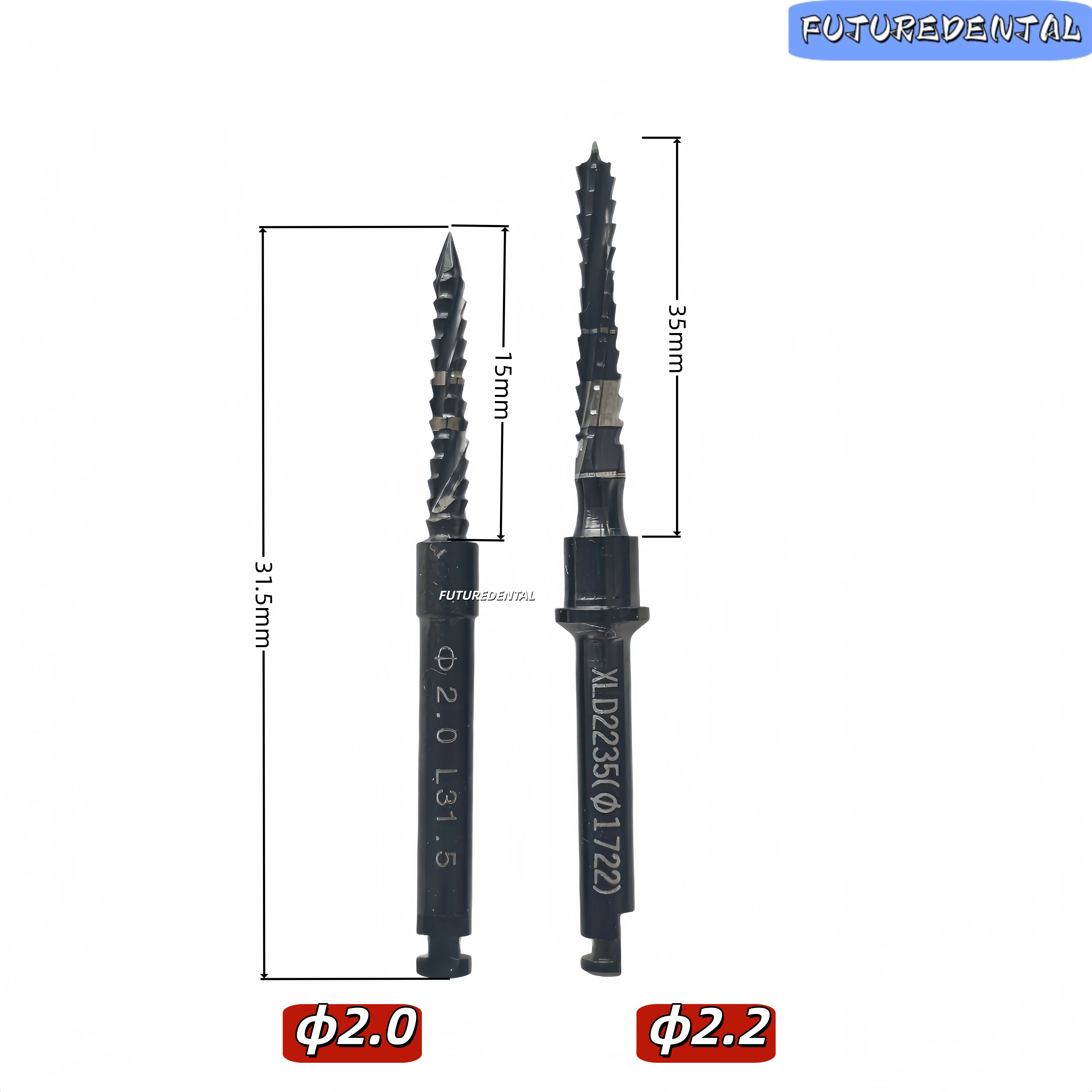 Lindemann Guide Drill Dental Cross Cutter Implant Cut Debris SuperLine 1st 2nd Correct Hole preparation Single Pore and Porous