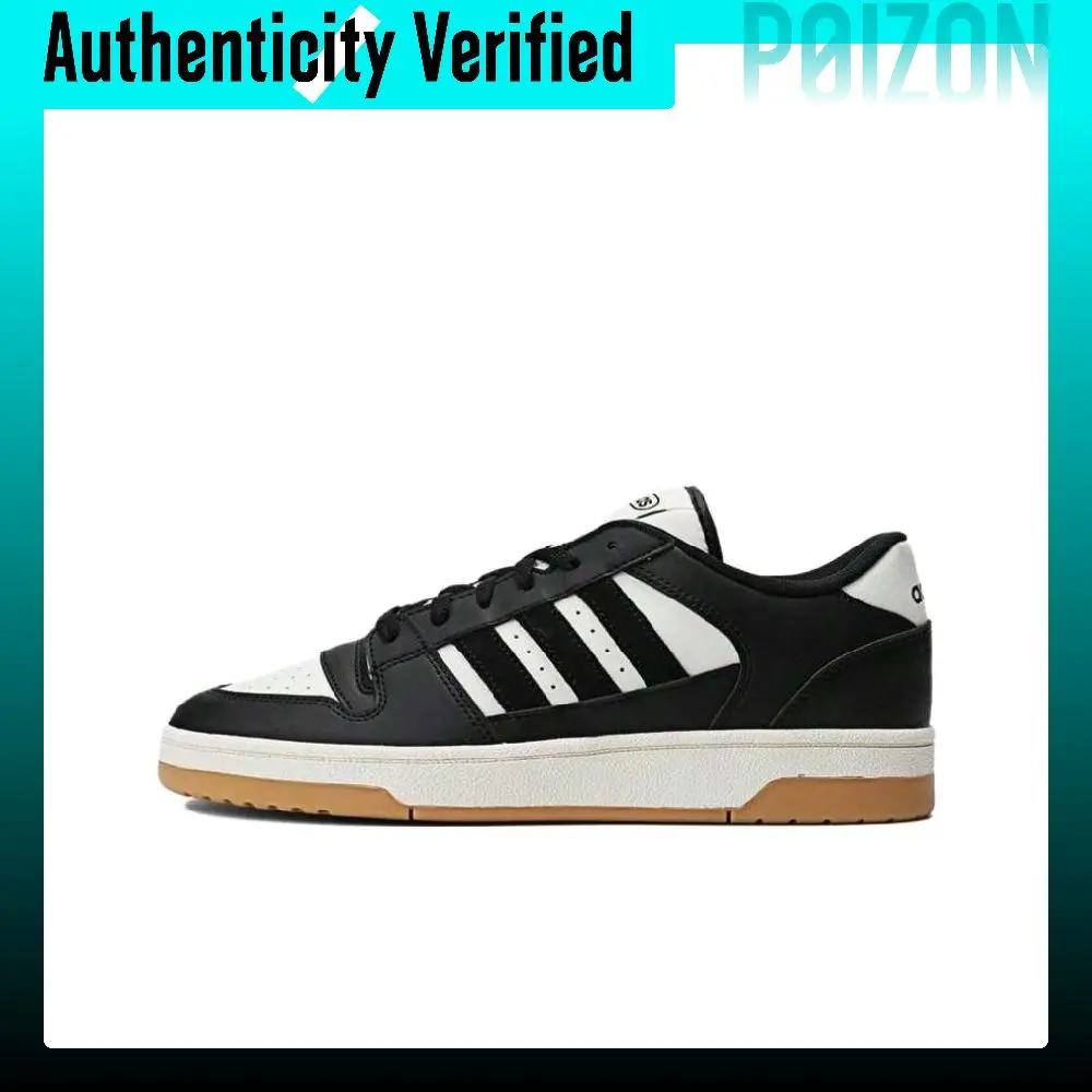 Adidas BREAK START Low top Skateboard Shoes Unisex Black White IH7963