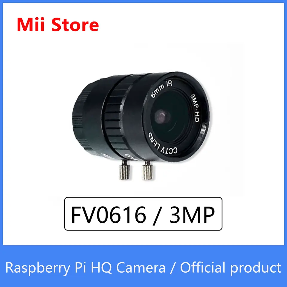 Official product Raspberry Pi HQ Camera FV0616/3MP 12.3MP Sony IMX477 with adjustable back focus and support CS-mount lenses - 4