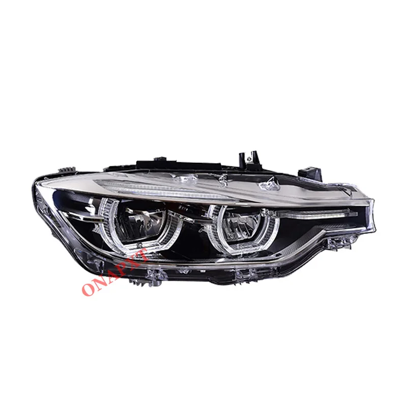 Head Lamp For BMW 3 Series F30 Turn Signal Flashlight Car Front LED Headlight Assembly Daytime Running Lamp Halogen to Xenon Gas