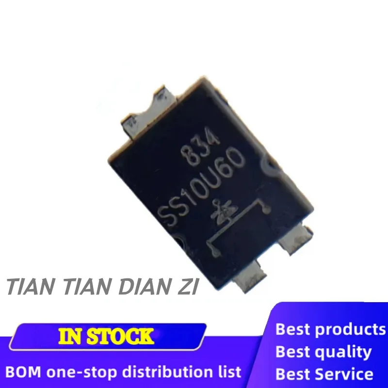 5pcs/lot SS10U60 TO-277 package ic chips in stock