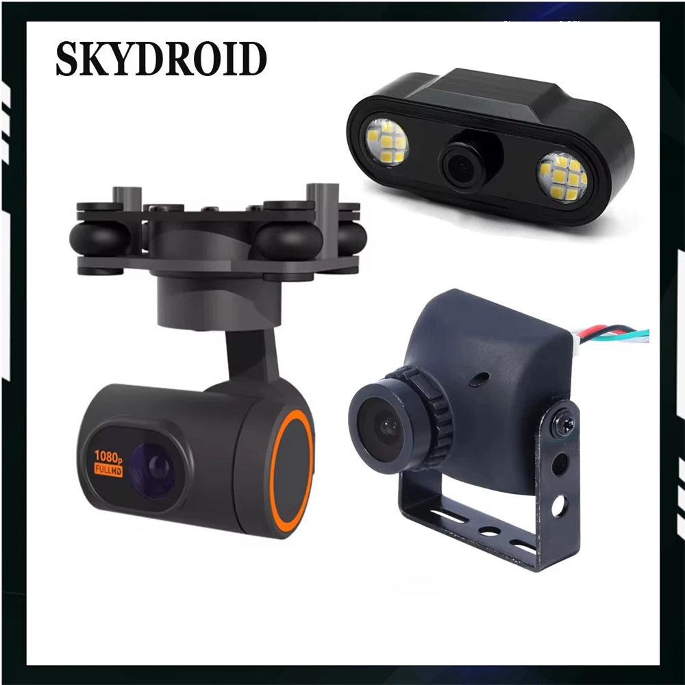 Skydroid HD Mini Three-body Gimbal Camera Digital Map Suitable for T10 T12 H12 Remote Control Transmission Plant Protection UAV