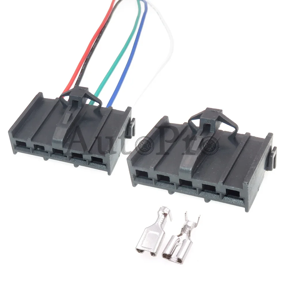 

1 Set 5 Hole Auto Plastic Housing Socket Unsealed Plug Air Conditioning Control Panel AC Assembly Connector Auto Accessories