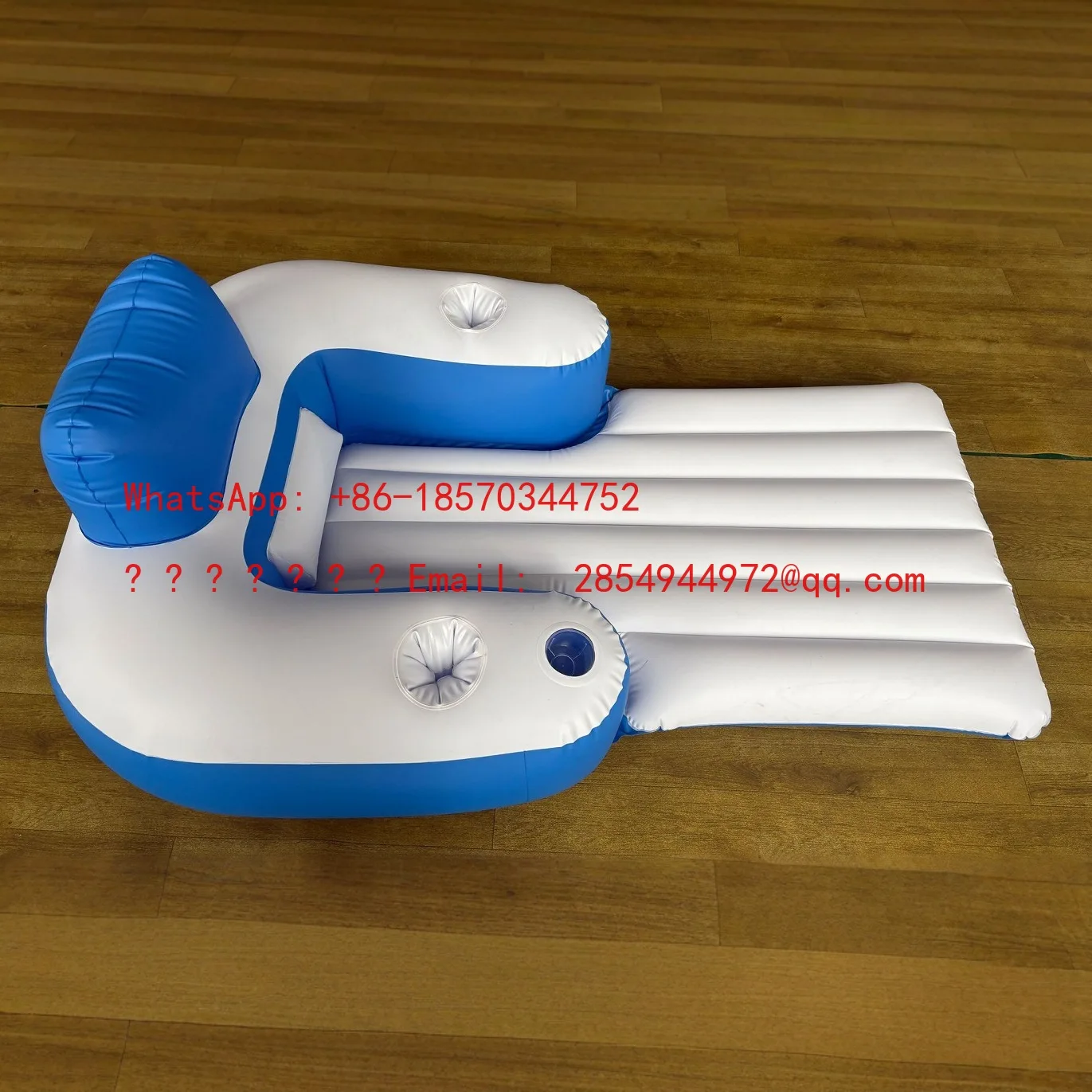 Inflatable Electric Float Row Propeller Single Float Chair Water Driving Float Ring Floating Chair