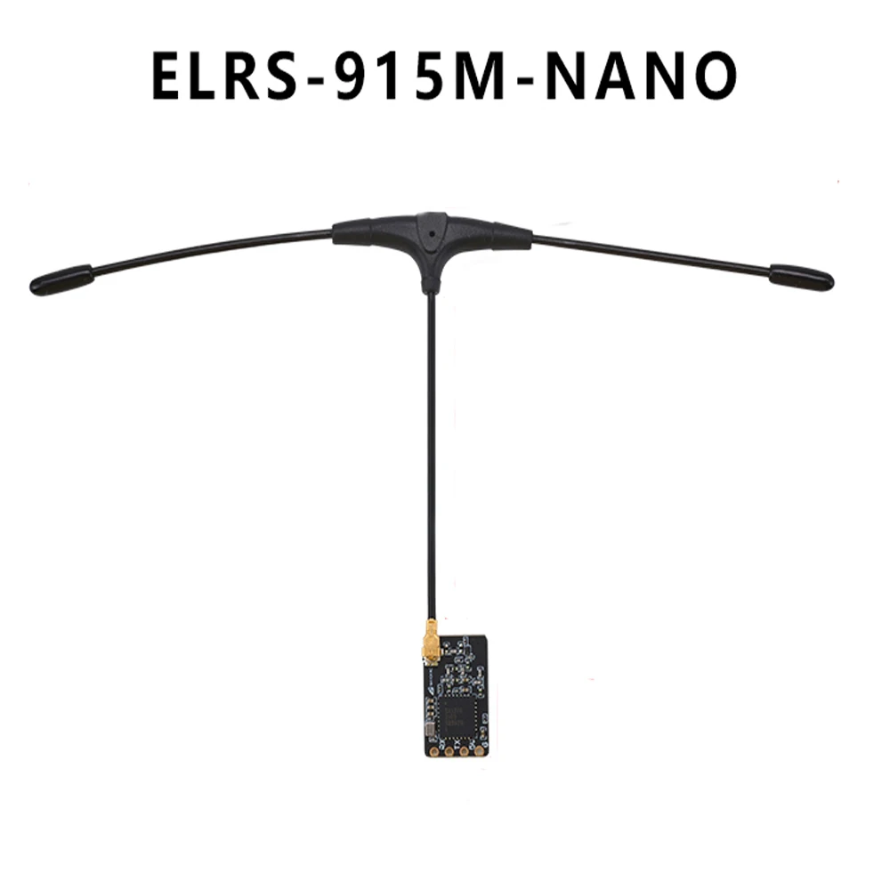 ELRS 915MHz / 2.4GHz NANO ExpressLRS Receiver With T type Antenna Support Wifi Upgrade for RC FPV Traversing Drones Parts