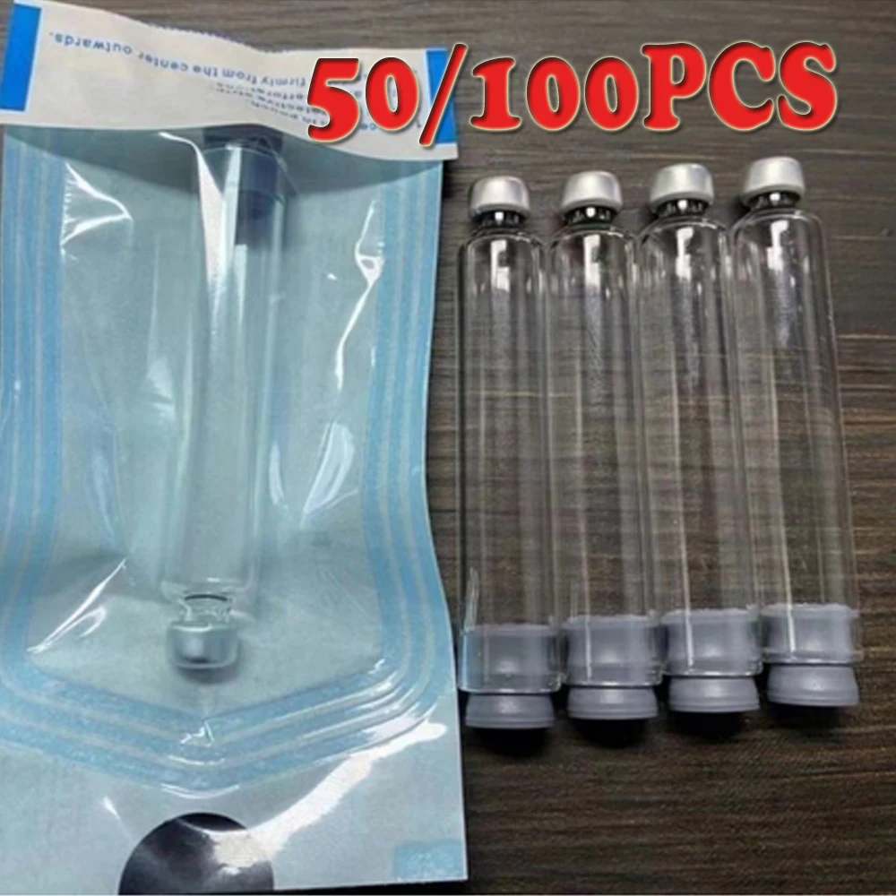 

50/100Pcs Empty Cassette Bottle Insulin Cartridges For Lilly Insulin Injection Pen Individual Packaging Medical Insulin Bottles