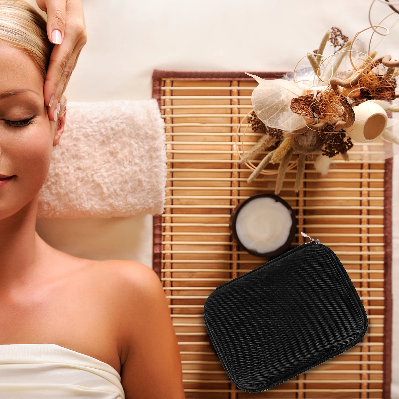 

Essential Oil Bottle Holder for 10 Roller Bottles Portable Travel Organizer Lightweight Waterproof Storage Case