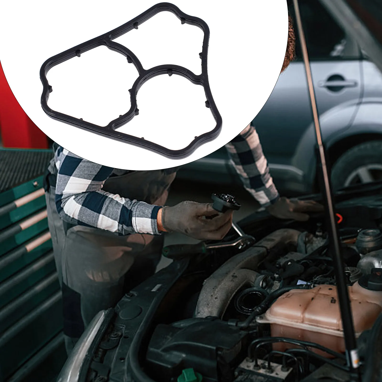 

Уплотнение корпуса двигателя, прокладка масляного фильтра 11427509211, аксессуары черного цвета для замены Cooper, резина высокого качества