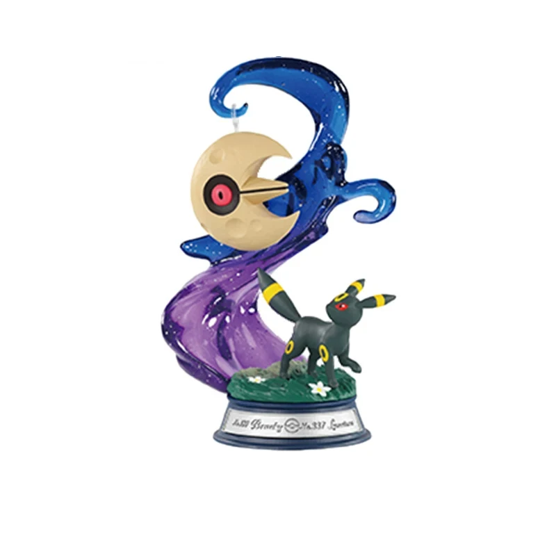 Brinquedos de Animação Pokémon Originais, Figuras de Ação de Dragonite Lucario, Coleção de Modelos Gacha em Caixa