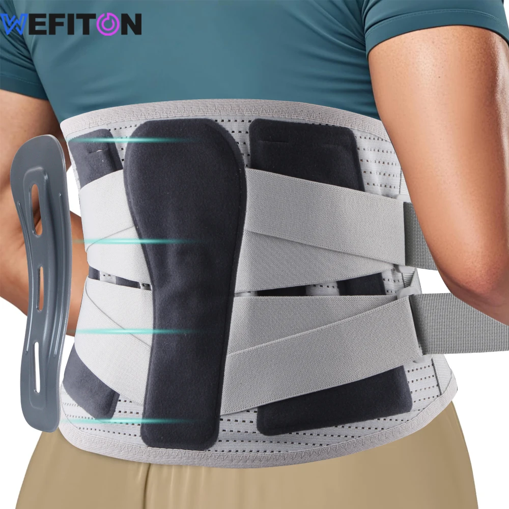 1PCS Back Brace for Lower Back Pain, Lumbar Support, Herniated Disc,Arthritis – Adjustable, Breathable Design for Men and Women