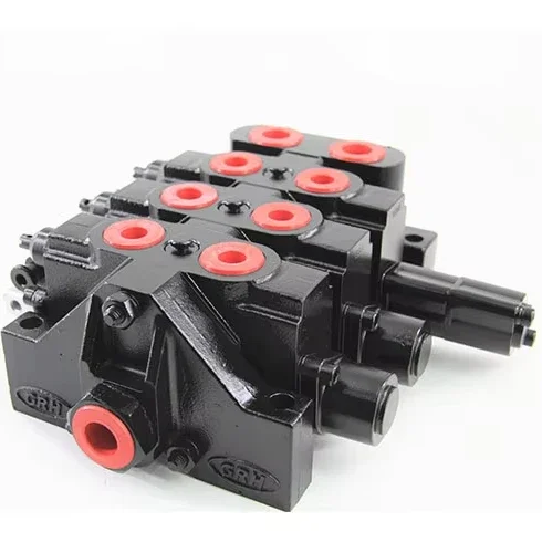 Gkv35 10-40L/Min Hydraulic Modular Open Multi Way Valve Can Be Combined Into 1 to 8 Pairs