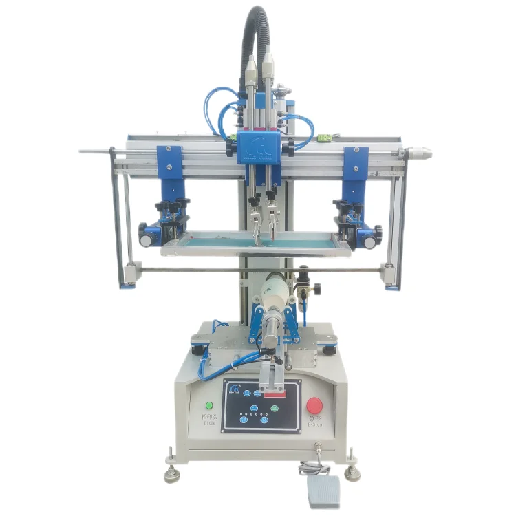 Automatic Silk Screen Printing Machine Factory Price Semi-Automatic for Label Card Paper Tube Printing New Condition