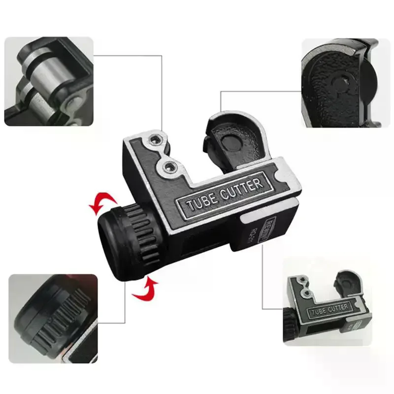 1/8''-1-1/8'' Mini Tube Cutter 3-16/22/28mm Pipe Cutter Shear Brass Copper Aluminium Plumbing Refrigeration Cutting Tools