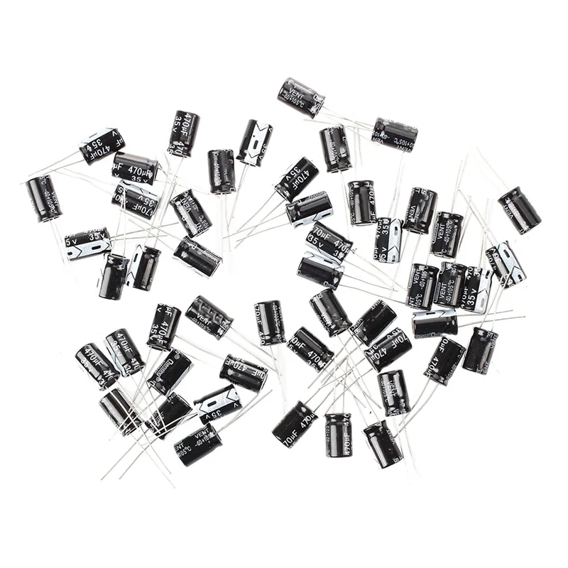 Condensateur électrolytique 150 pièces 35V 470UF 10X17Mm-TCES