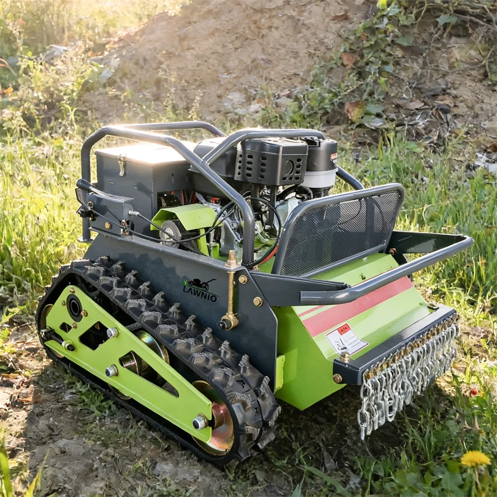 HCY LAWNIO Customized Configuration Flail Mower LowFuel Consumption Brush Cutter and Grass Shredder Engine Flail Mower