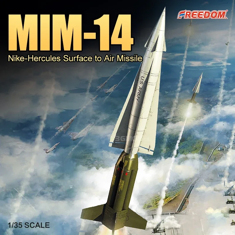 FREEDOM F15106 Assembled Scale Model Kit MIM-14  Nike Hercules missile  Multinational Painting 1/35