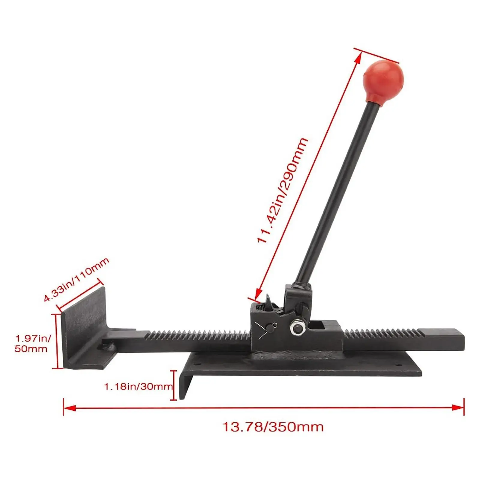 

Hardwood Floor Jack Floor Installation Straightening, Auxiliary Tool Easy to Use Heavy Duty Professional Positioning Tool