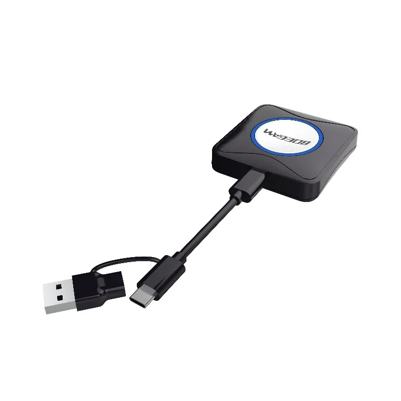 Plug and Play Wireless Presentation Collaboration System 4K BYOD/BYOM USB-C/USB-A Transmitter Dongle