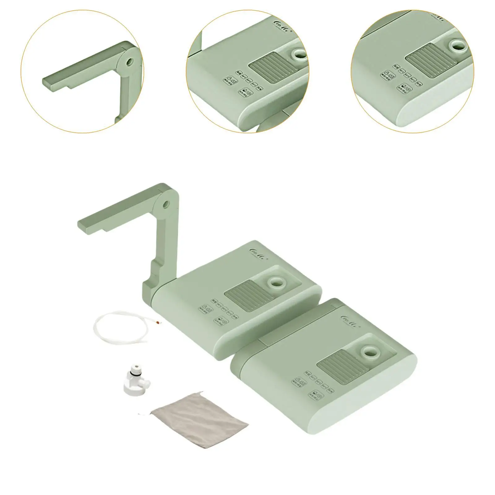 Dispensador de água quente instantâneo dobrável dispensador de água de cabeceira caldeira de água e aquecedor para viagens escritório ao ar livre casa adaptador da ue