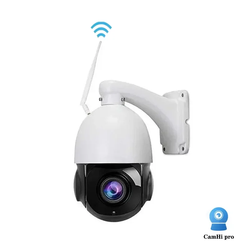 Telecamera PTZ 4G da esterno 5MP 4K 8MP Zoom 20x Telecamera IP WIFI Telecamera dome a velocità media da 4" 60M IR