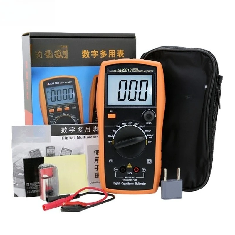 VICTOR Victory Capacitance Meter VC6013 6243 ความแม่นยําสูงดิจิตอล Induction Capacitance เครื่องมือทดสอบ