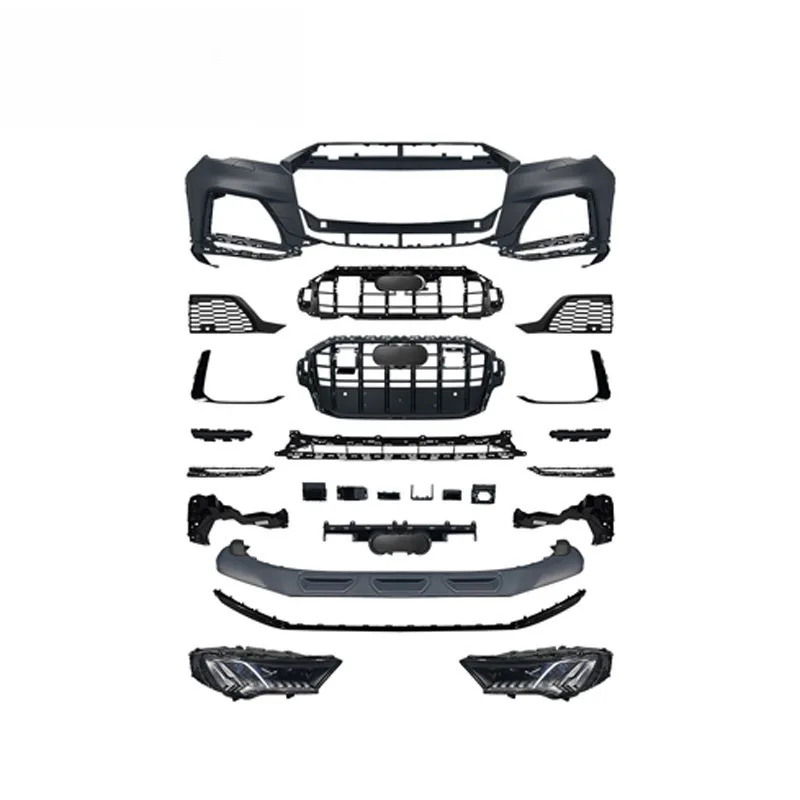 Vehicle modification front bar assembly headlight rear bar mouth