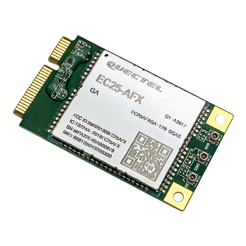 Quectel EC25 EC25-AFX MINIPCIE EC25AFXGA-128-SGAS la persévérance Cat4 mini module pcie B2/B4/B5/B12/B13/B14/B66/B71 Amérique du Nord Verizon